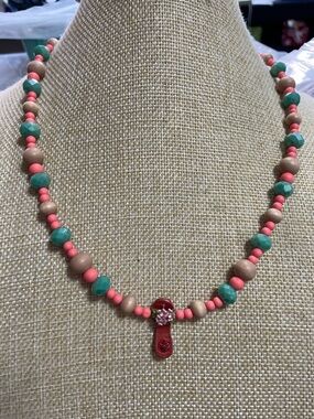 Artisan Glass Sandal Necklace
